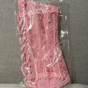 Brand new pink corset top